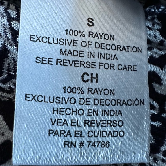 Altard State Boho Tunic Dress Sz S Navy Blue 
Spring Floral Flowy Hippie Mini - Picture 15 of 16